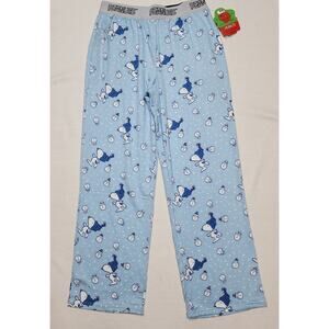 Snoopy and snowman pajamas women's medium NWT